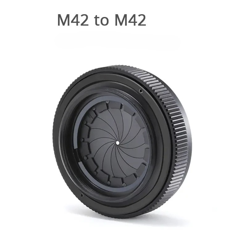 Lens Adapter Ring - Diaphragme à ouverture réglable 1,5-25 mm,