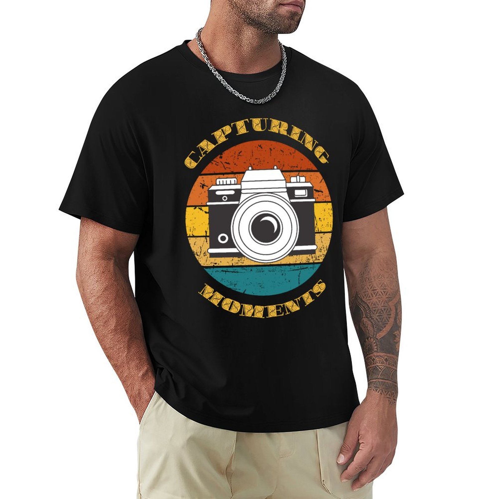 Uni Photography - Capturing Moments Photography T-shirt vintage basique