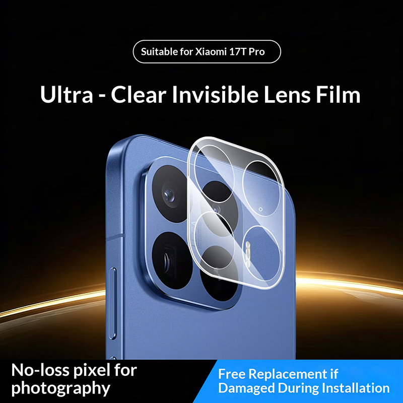 Photography Xiaomi - Protecteur d'objectif de caméra 3D transparent