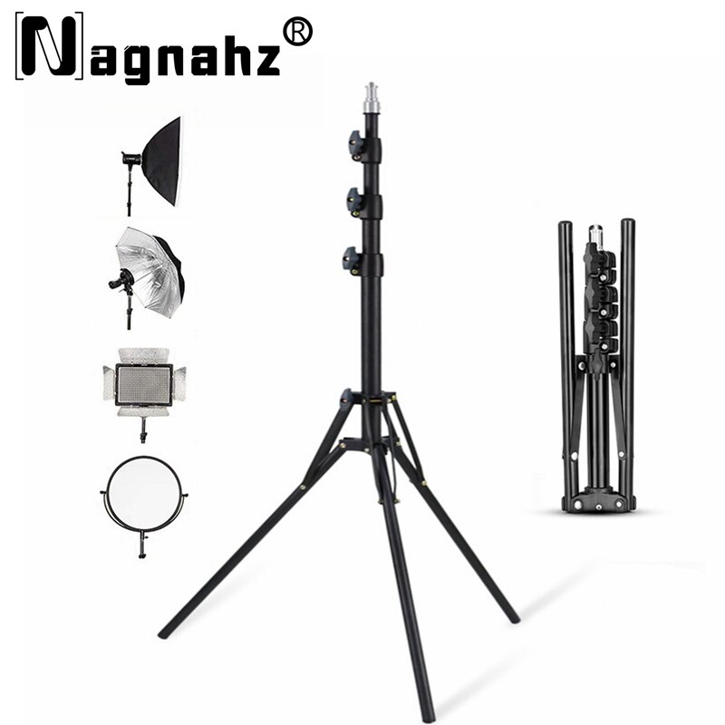 Photography Basics - NAGNAHZ-Trépied d'éclairage photographique en alliage d'aluminium,
