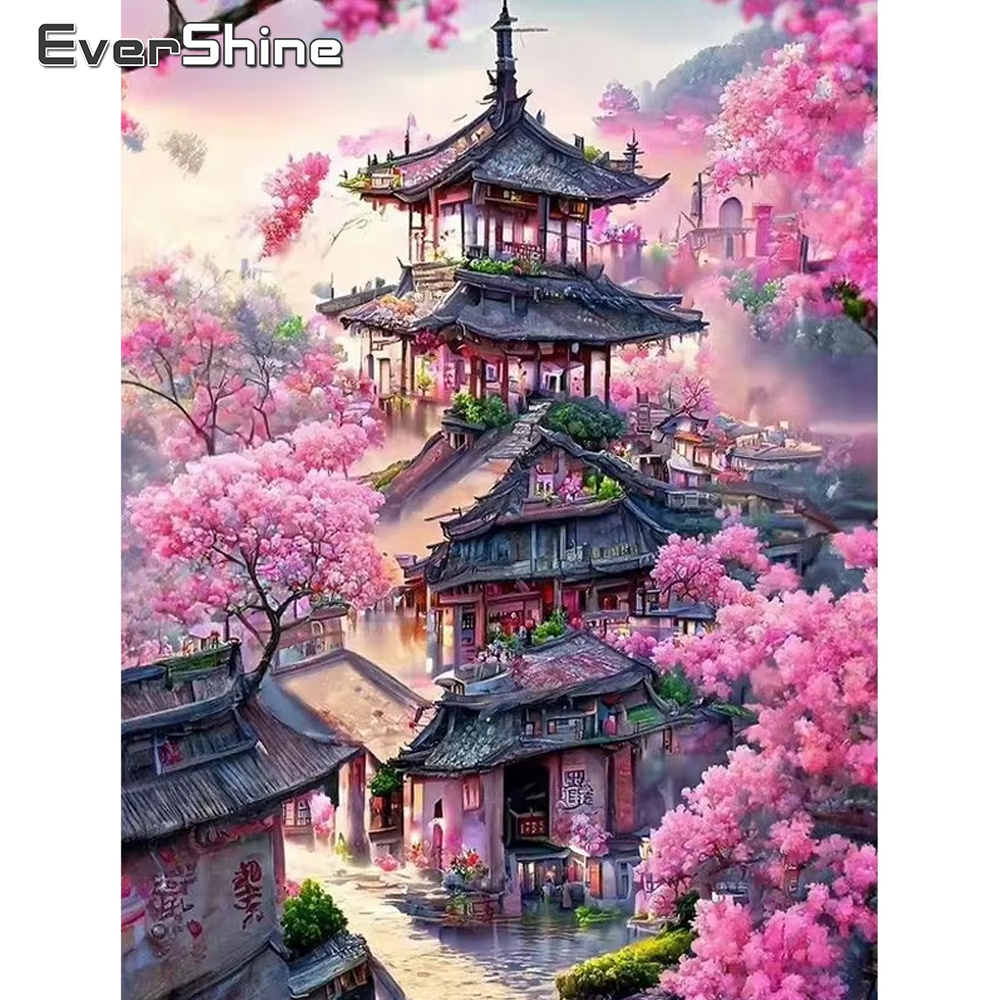 Photography Architecture - Momoart-Peinture de paysage de maison de