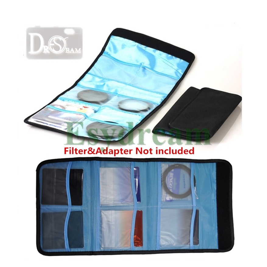 Lens Case Pouch - Étui de portefeuille avec 6 poches