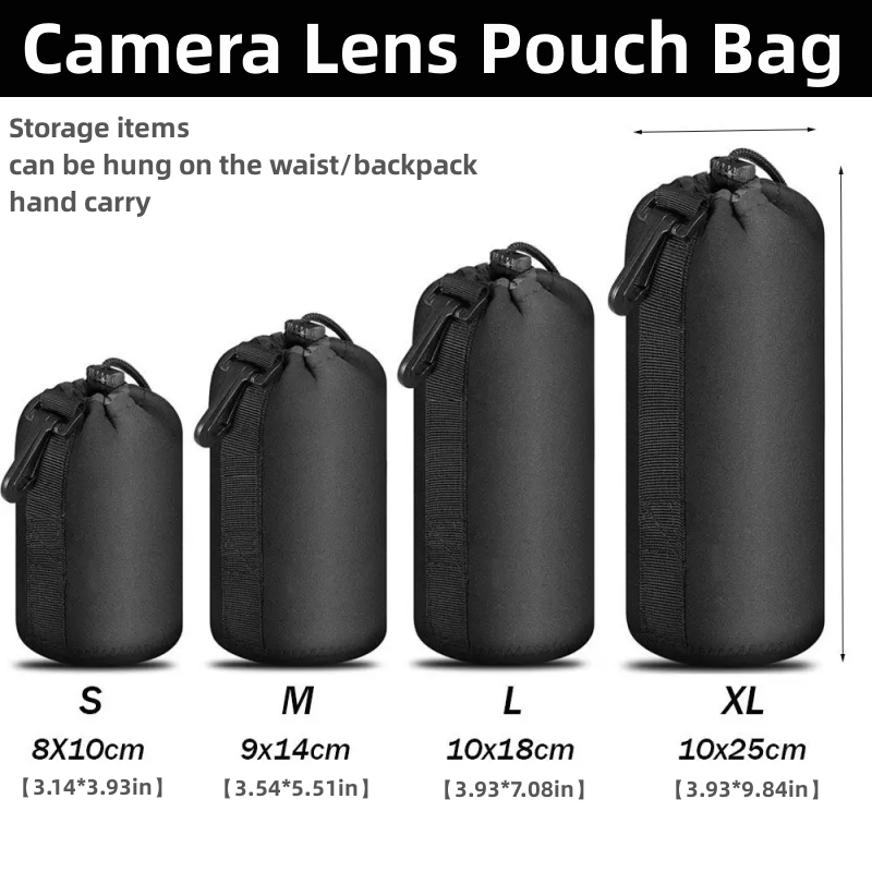 Lens Case Pouch - RF11-Poudres d'objectif d'appareil photo, Sac étanche,