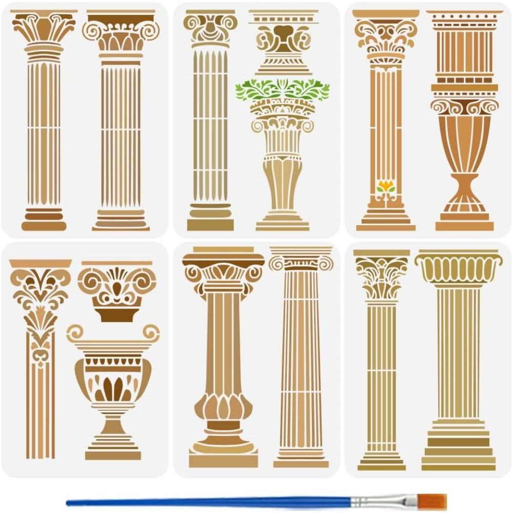 Pochoirs à colonne romaine pou - Photography Architecture avis et prix