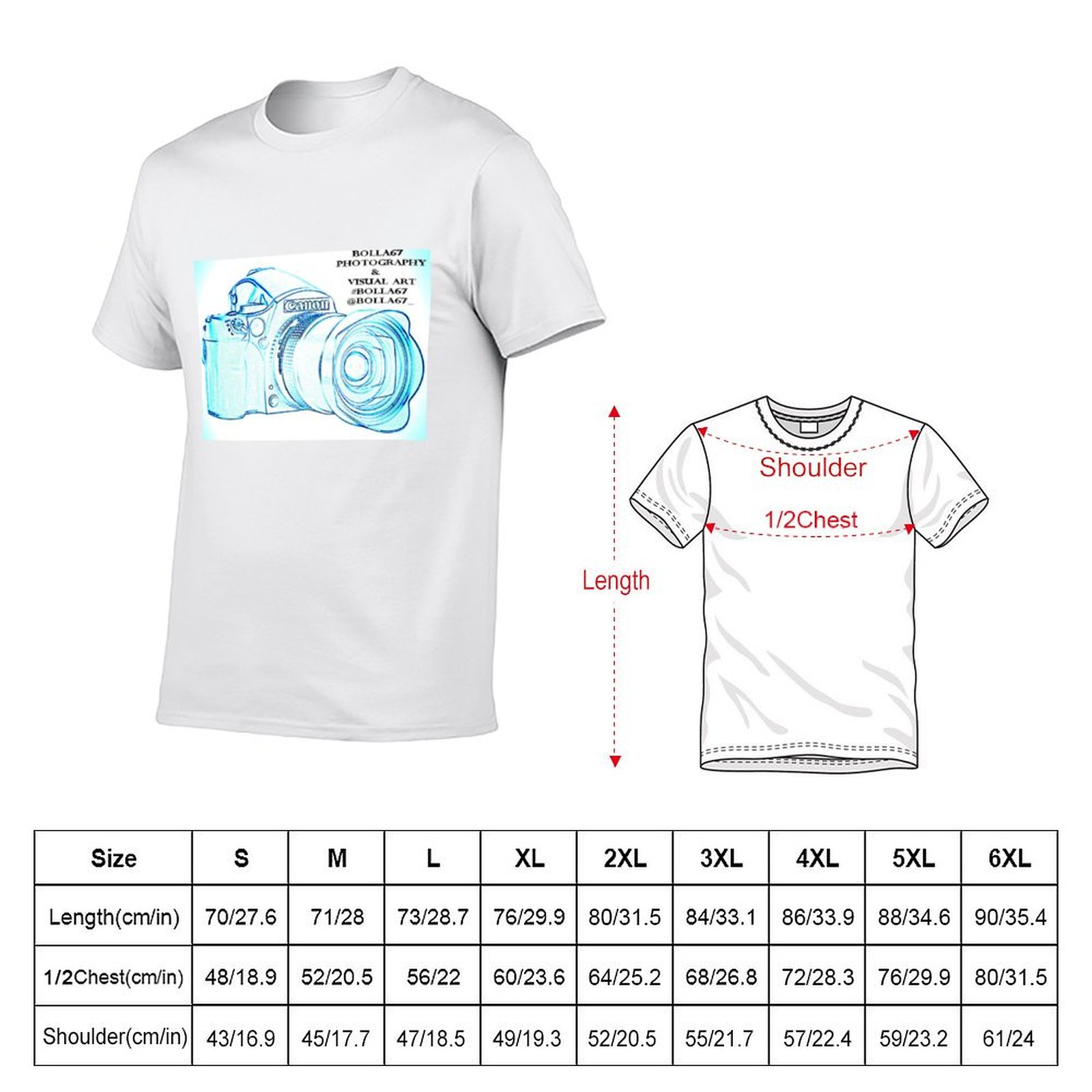 BOLLA67 PHOTOGRAPHY LOGO III T - Uni Photography avis et prix