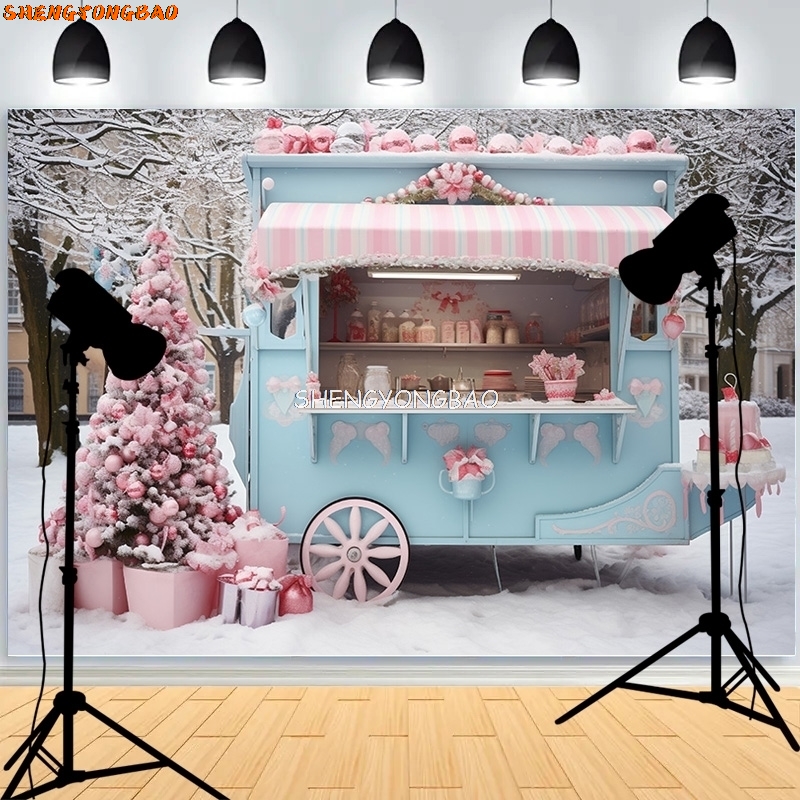 Arbre de Noël avec coffrets ca - Photography Backdrop Muslin avis et prix