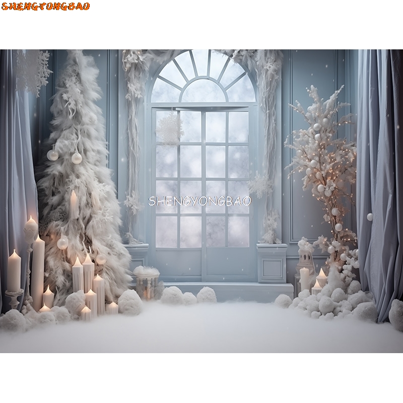 Arbre de Noël avec coffrets ca - Photography Backdrop Muslin avis et prix
