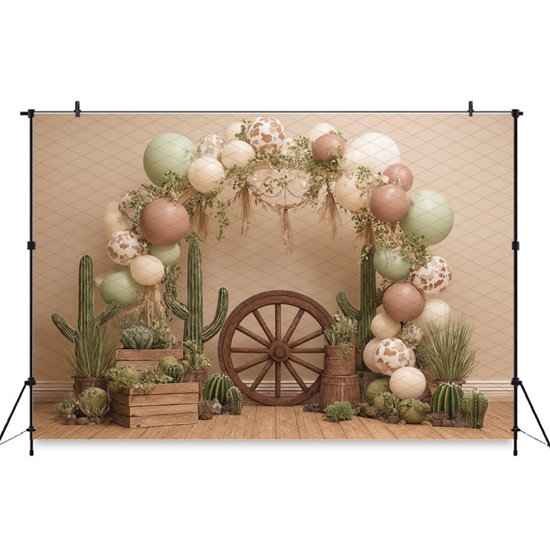 Mocsicka Arche de ballons Cact - Photography Backdrop Muslin avis et prix