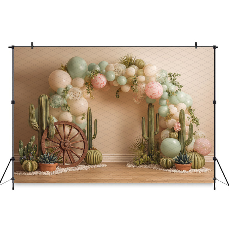 Mocsicka Arche de ballons Cact - Photography Backdrop Muslin avis et prix